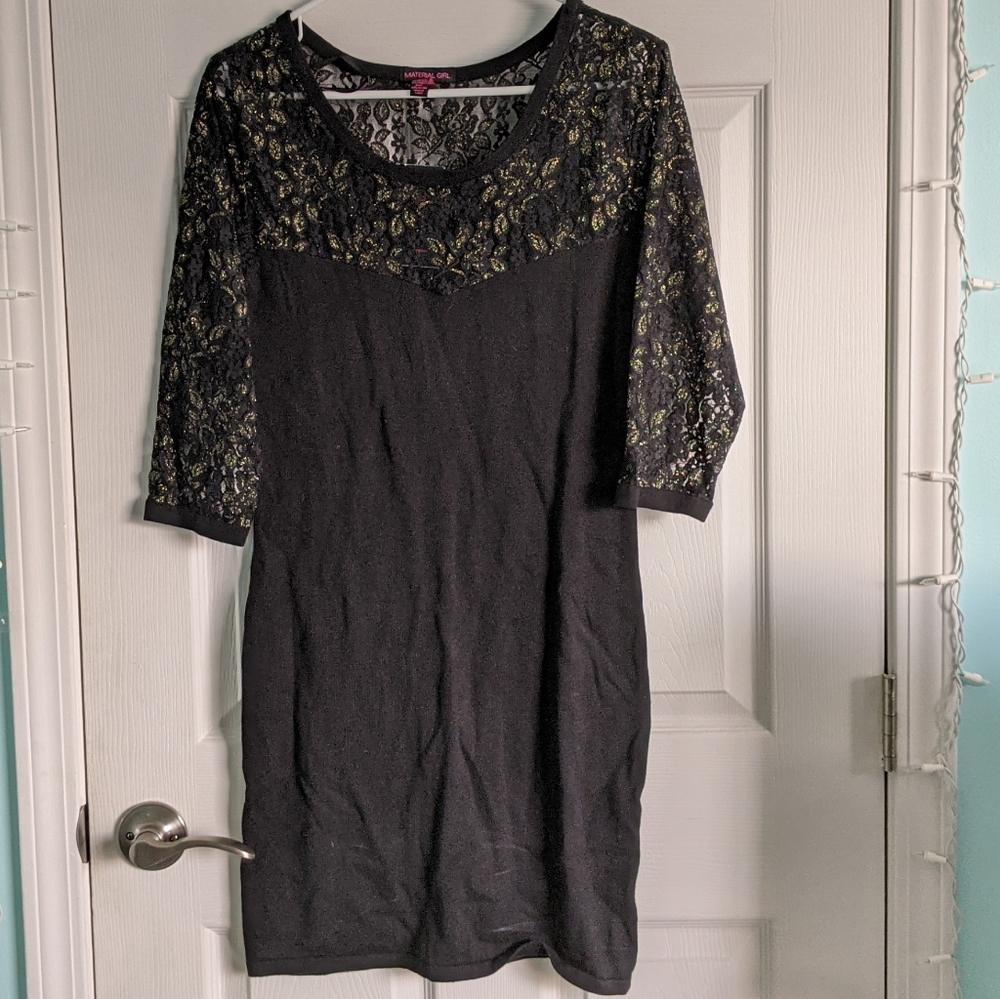 Lacy Black Dress